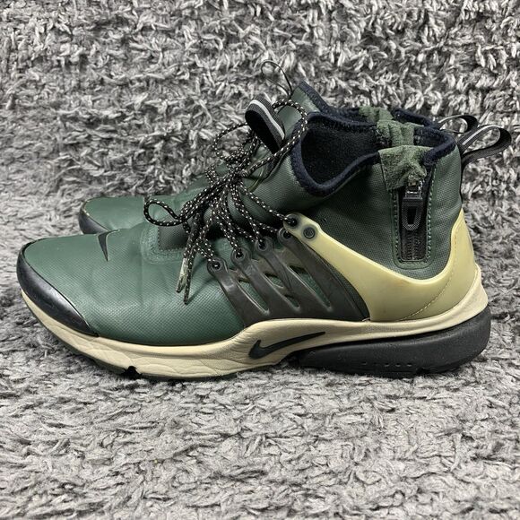 Nike 859524 300 Air Presto Mid Utility Green Mens 10 Training Zip Sneaker Shoes main image 7